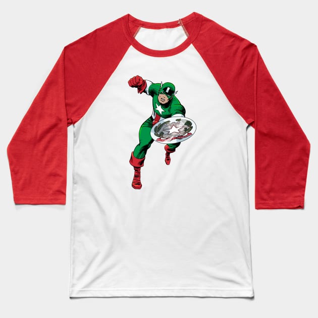 Capitano Italia Baseball T-Shirt by ThirteenthFloor